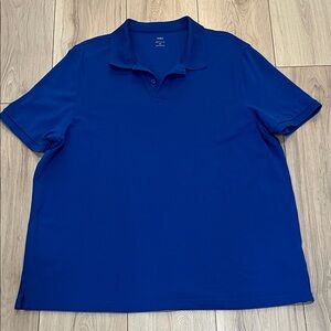 Marks & Spencer Men's Cotton Blue Polo Shirt